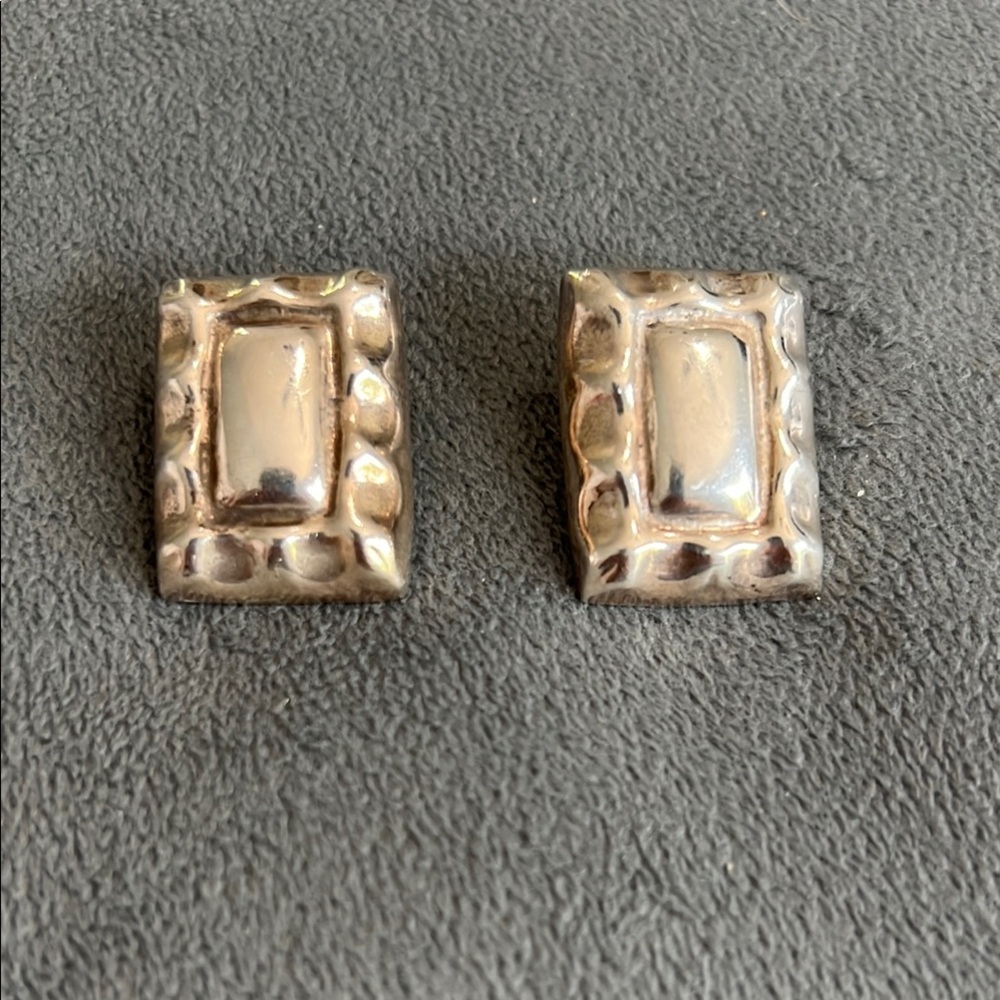 Vintage Silver Clip-on Earrings